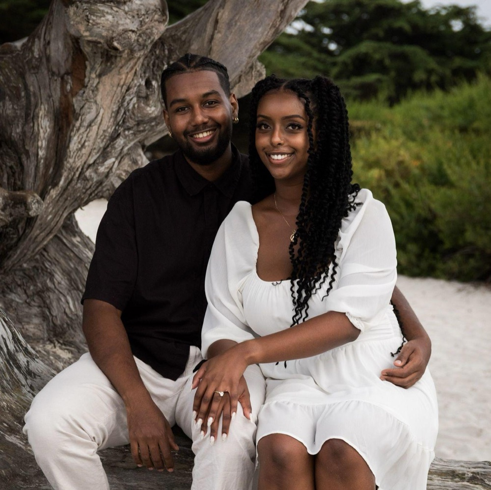 Abigail Matheos and Daniel Afework